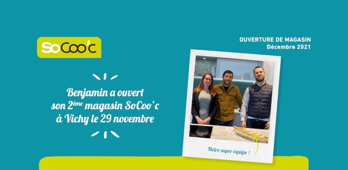 Un multifranchisé SoCoo’c ouvre son deuxième magasin de cuisines à Vichy