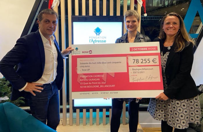 La Fondation L’Adresse bat des records de collecte de dons pour Rose Up