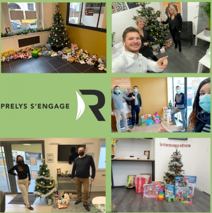 Le projet RSE Prelys S’engage continue de vivre à Noël