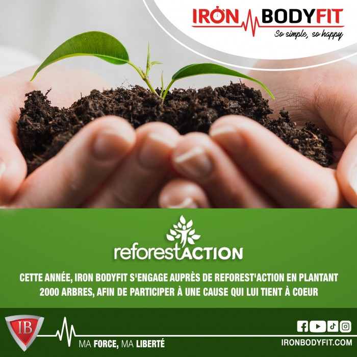 Iron BodyFit s’engage avec Reforest’Action pour planter 2000 arbres