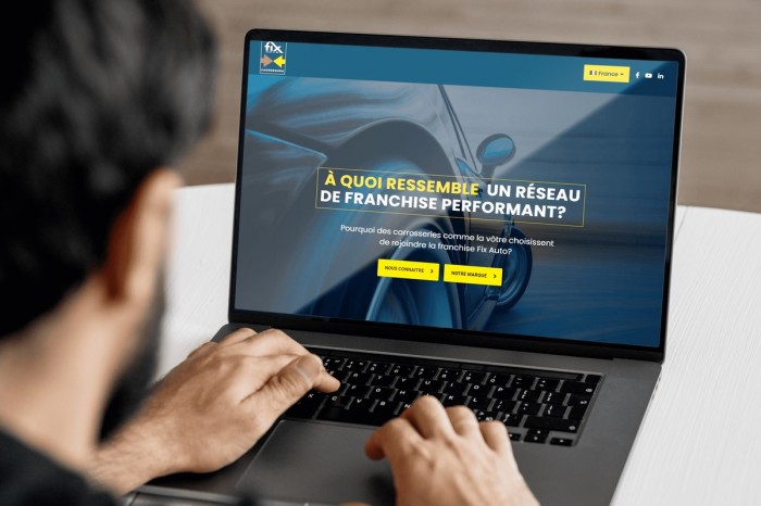 Fix Auto dévoile son nouveau site orienté franchise