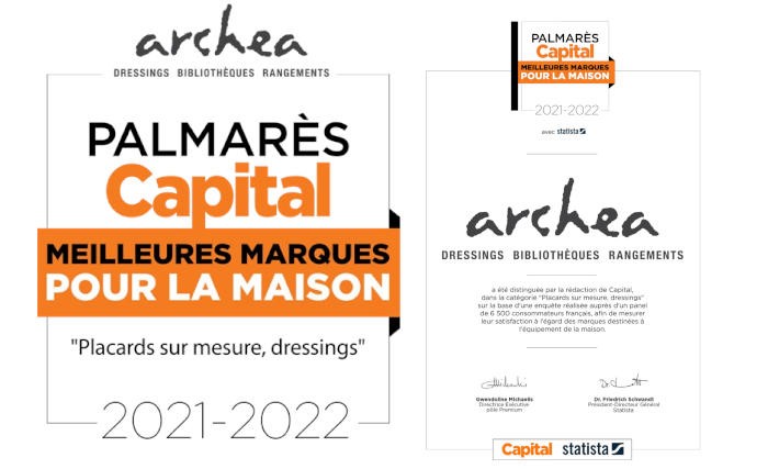 ARCHEA arrive sur le podium du Palmarès Capital des Meilleures marques 2022