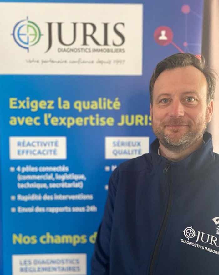 « J’ai choisi Juris Diagnostics car c’est une franchise à taille humaine, en plein développement », Ugo Vermes (franchisé en Normandie Seine Estuaire)
