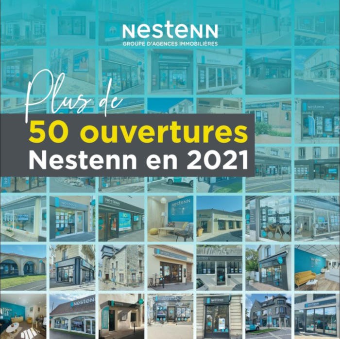 Nestenn a ouvert 54 agences immobilières en 2021