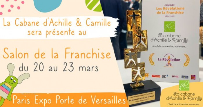 Franchise Expo Paris 2022 : La Cabane d’Achille et Camille à la rencontre des candidats