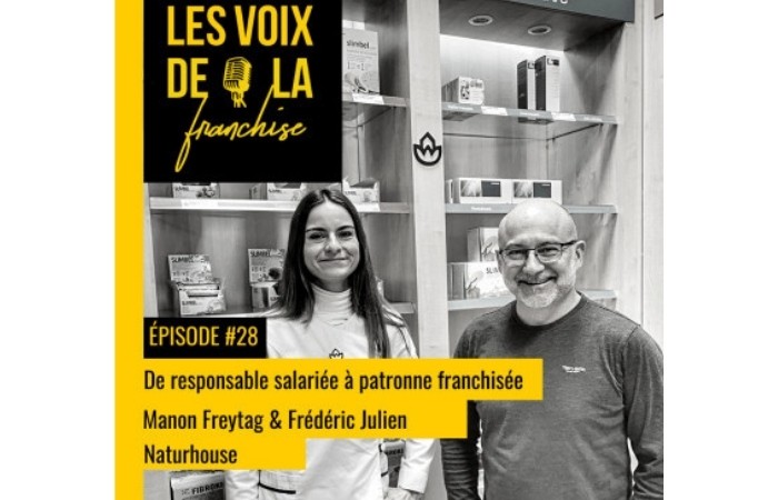 Une franchisée Naturhouse à l'honneur dans le podcast @Les Voix de la Franchise