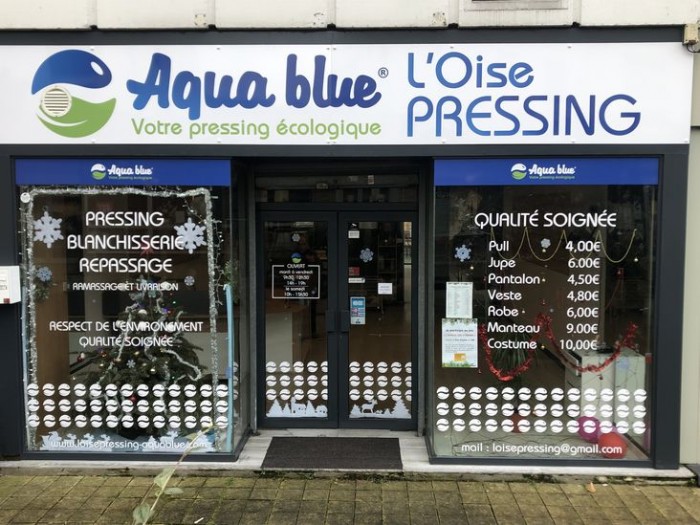 Aqua blue ouvre un nouveau pressing écologique à Creil