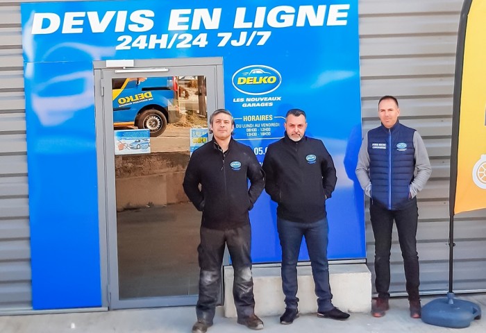 Deux gérants Delko ouvrent un nouveau garage dans les Bouches-du-Rhône