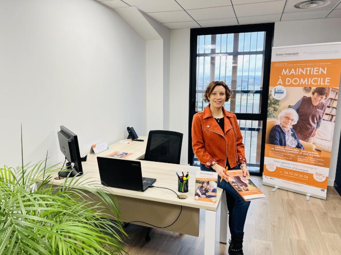 Une nouvelle franchisée Senior Compagnie ouvre son agence à Cournon-d’Auvergne