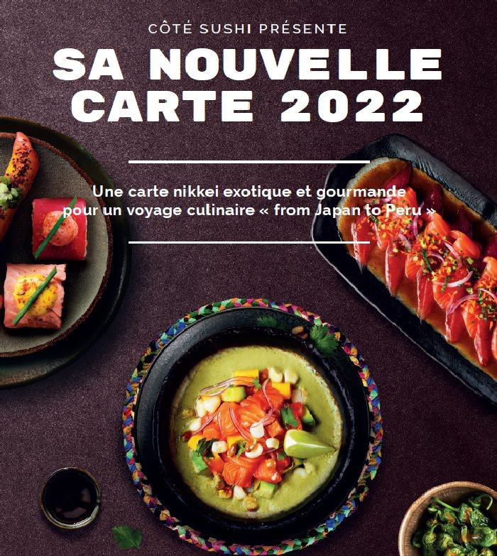 Côté Sushi dévoile sa carte 2022