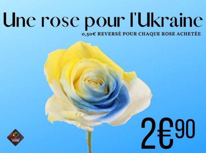 Carrément Fleurs se mobilise pour l’Ukraine