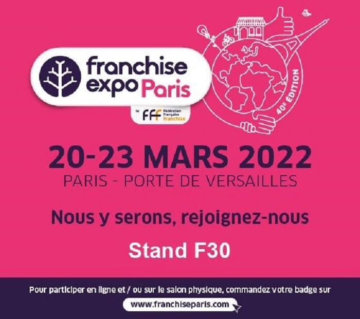 Déclic Immo renouvelle sa participation à Franchise Expo Paris du 20 au 23 mars 2022