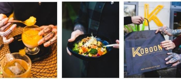 Une déclinaison veggie de tous les plats chez KOBOON !