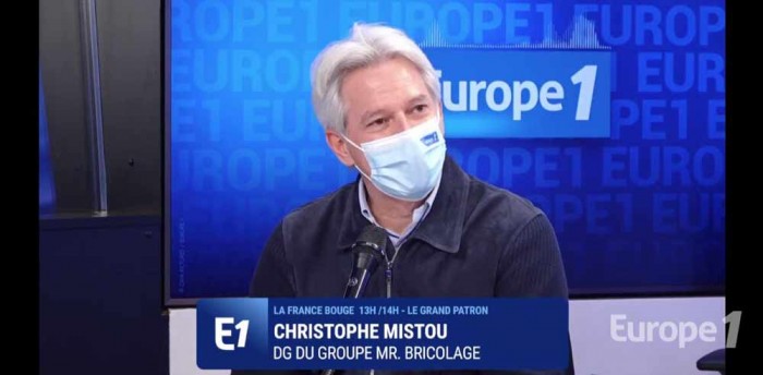 Mr.Bricolage : le directeur du groupe, Christophe Mistou, invité sur Europe1