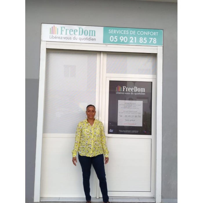 « Free Dom allie la qualité, la réactivité et l’efficacité », Marie-Line Mauline, responsable de l’agence Free Dom de Guadeloupe