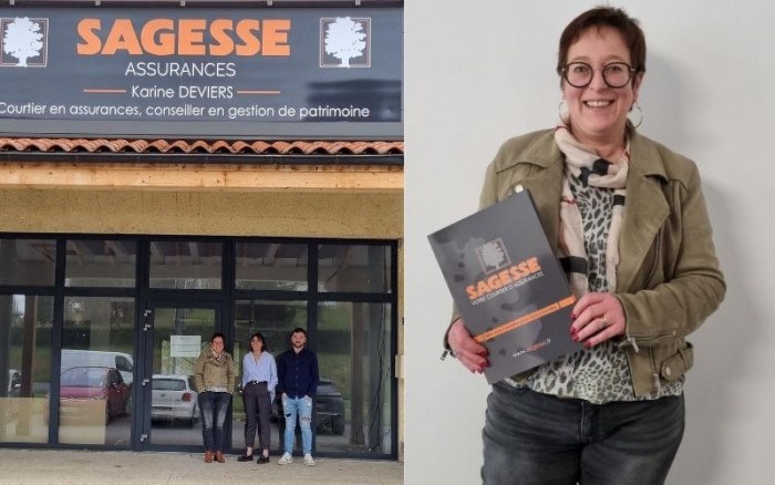 Retour sur le parcours de Karine Deviers, de SAGESSE Assurances Sarlat
