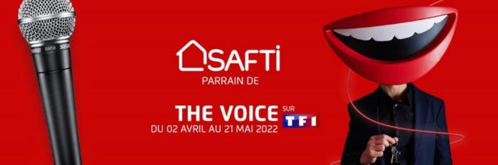 SAFTI parraine l’émission The Voice pendant sept semaines