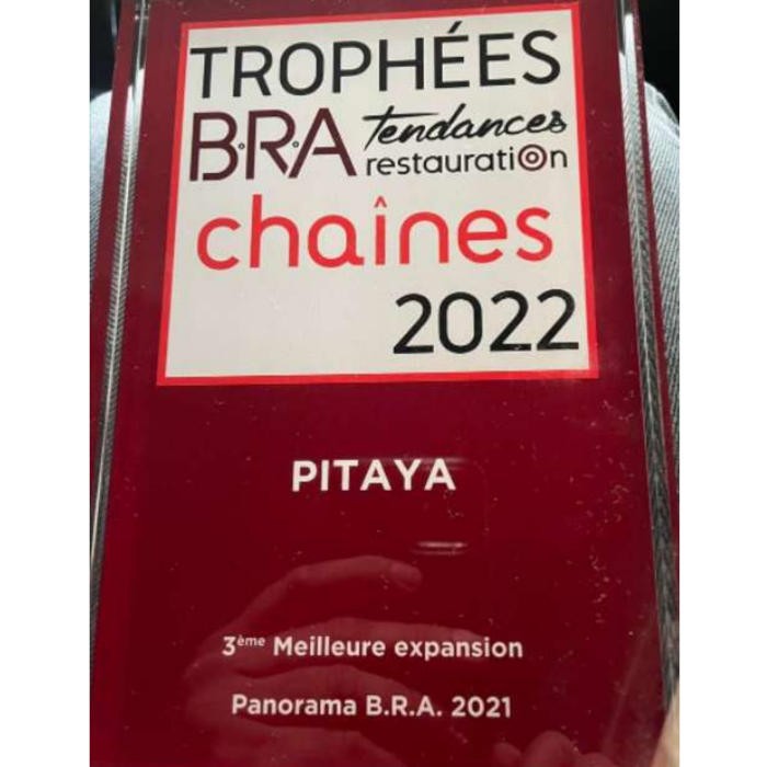 La franchise PITAYA reçoit le troisième prix B.R.A. 2022
