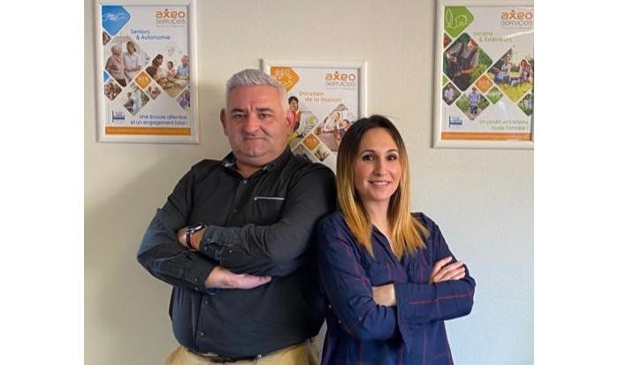 Deux collègues reprennent la franchise AXEO Services de Strasbourg Sud