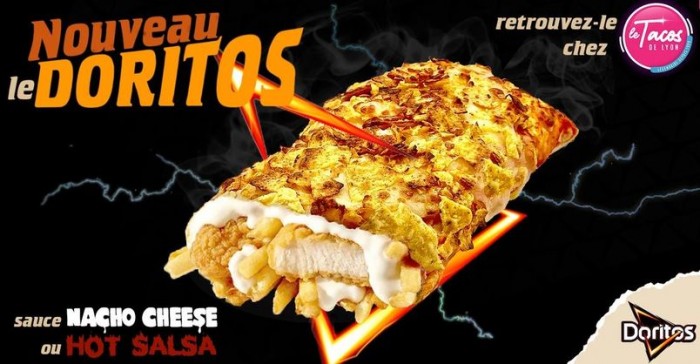 Le Tacos de Lyon et Doritos s’allient pour une nouvelle recette croustillante