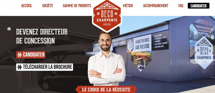 Déco Charpente dévoile son nouveau site spécialement conçu pour le recrutement
