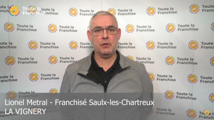 « Après 30 ans chez Carrefour, La Vignery m’a aidé à devenir mon propre patron ! » Lionel Métral (La Vignery Saulx-les-Chartreux)