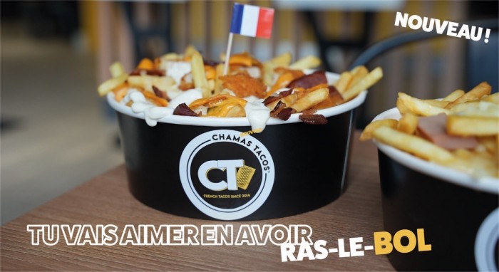 Le Tarticrispy® à 5 euros et nouveaux Chamas Bol dans les restaurants Chamas Tacos