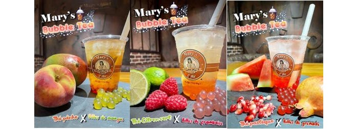 Les bubble teas débarquent dans les Mary’s Coffee Shops