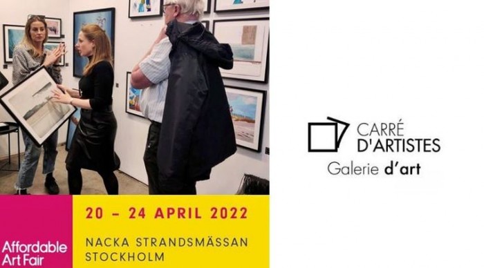 Carré d’artistes était présent à l’Affordable Art Fair de Stockholm