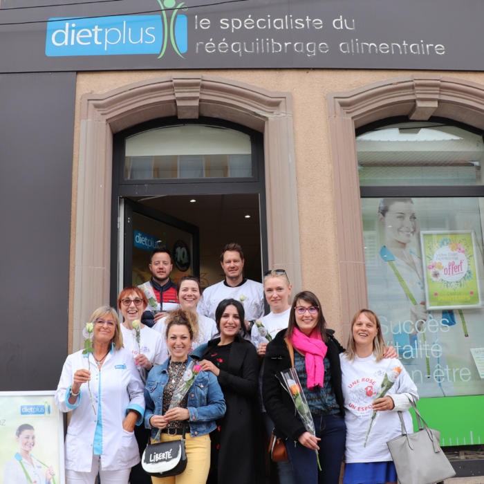 dietplus soutient l’opération « Une Rose, un espoir » contre le cancer
