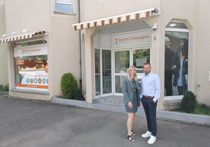 « Le choix s’est très vite porté sur Senior Compagnie », Johanny et Thibaud Grandclaude, franchisés Senior Compagnie à Metz