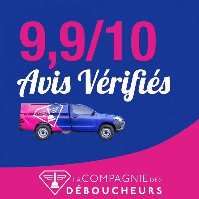 La Compagnie des Déboucheurs : 99% de clients satisfaits
