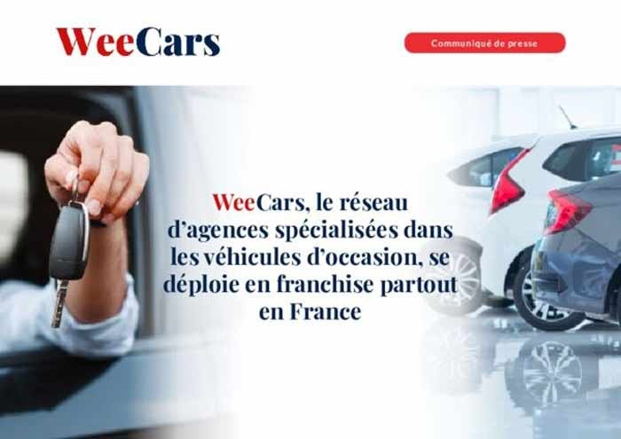 WeeCars souhaite s'implanter dans toutes les agglomérations de plus de 120 000 habitants
