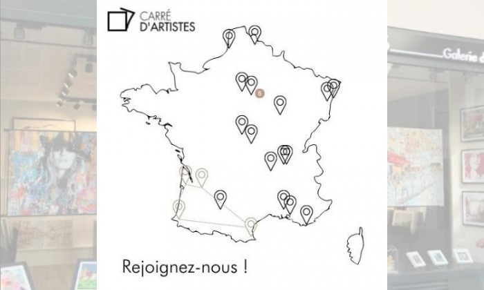 Opportunité : Carré d'artistes recherche des franchisés pour le Sud-Ouest de la France