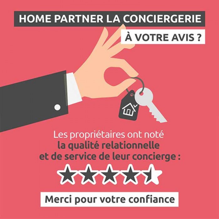 Home Partner La Conciergerie fait l’unanimité chez ses clients