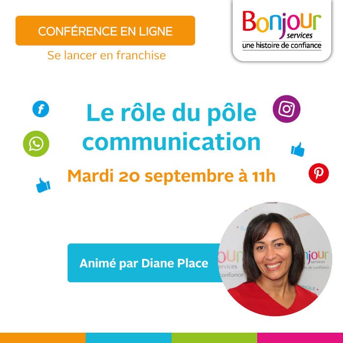 Bonjour Services organise un webinaire sur la communication en franchise