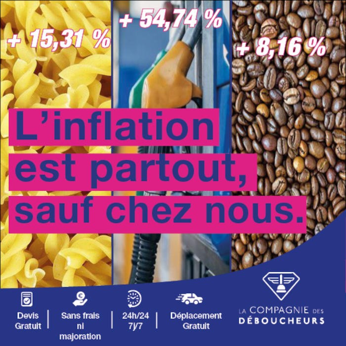 La Compagnie Des Déboucheurs ne répercute pas l’inflation sur ses tarifs