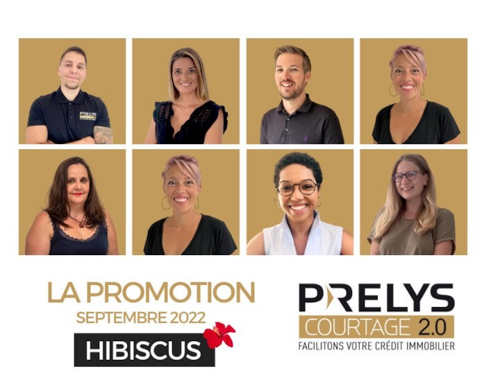 La nouvelle promotion Hibiscus de Prelys Courtage vient d’intégrer le réseau
