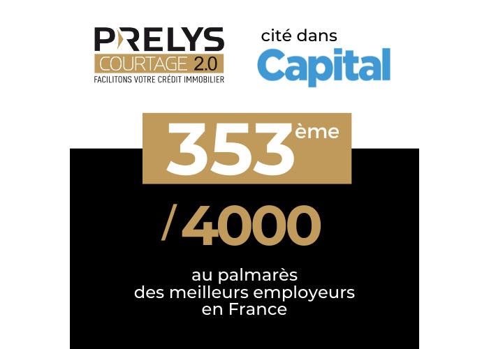 Prelys Courtage fait partie des 400 meilleurs employeurs de France