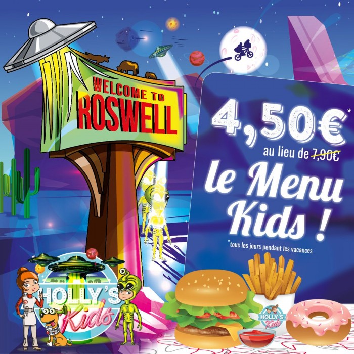 Le Menu Kids qui surprend autant que vos enfants, c'est chez Holly's Diner