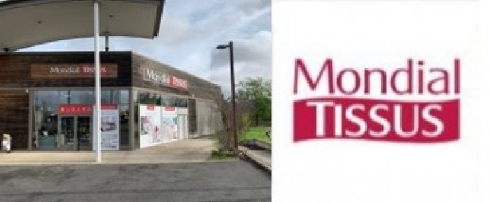 Nouvelle implantation Mondial Tissus en Seine-et-Marne