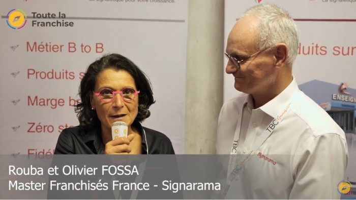 « Nous sommes aujourd’hui l’enseigne N°1 dans ce secteur d’activité », Rouba et Olivier FOSSAT (master franchisés SIGNARAMA)