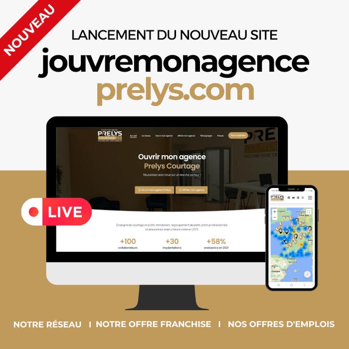 Prelys Courtage lance un nouveau site internet dédié aux candidats à la franchise