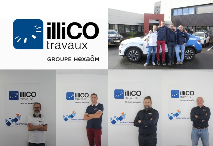 Quatre nouveaux ambassadeurs pour la franchise illiCO travaux