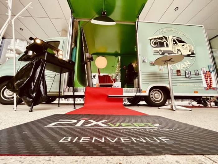 Le PixVan de Pixvert chez Canon à Paris