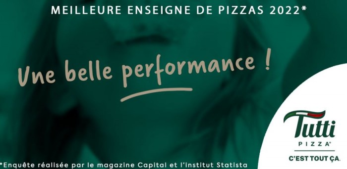 Tutti Pizza, 2e meilleure enseigne de restauration