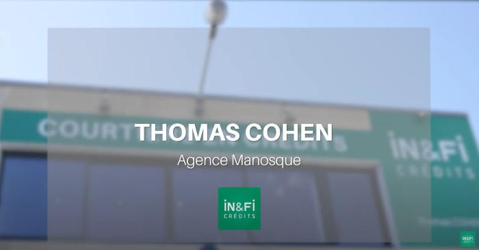 « IN&FI Crédits a répondu à l’ensemble de nos attentes », Thomas Cohen, franchisé IN&FI Crédits à Manosque depuis 2020
