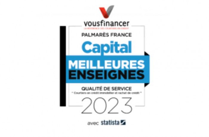 Vousfinancer : meilleure enseigne 2023 au Palmarès Capital