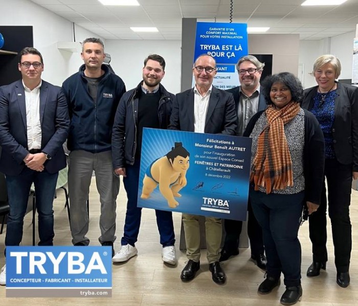 Tryba s’implante à Châtellerault