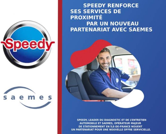 Speedy partenaire de Saemes pour un meilleur service de proximité